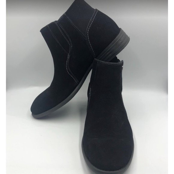 RW by Robert Wayne Men's Black Slip On Chukka Boots 8.5D Faux Suede - Picture 5 of 14